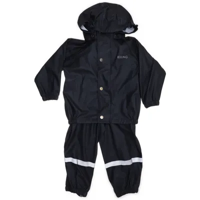 Regenkleding (Zwart) van Kuling Polyester, Polyurethaan