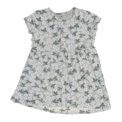 Klänning (Grön, Vit) från Lindex Baby Bomull, Elastan