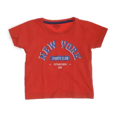 T-shirt (Röd, Blå, Vit) från Max Bomull