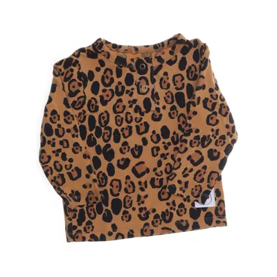 Farfarströja (Brun, Svart) från Mini Rodini Elastan, Lyocell