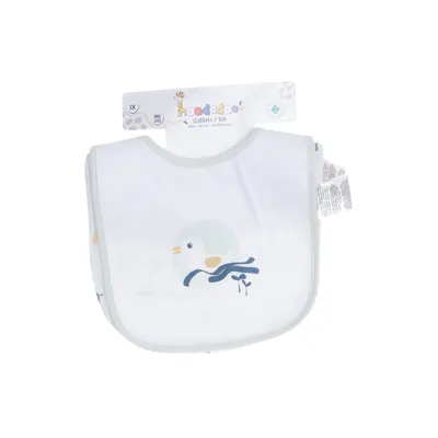 Dribble bib (White, Multicolored) from Hoodadoo