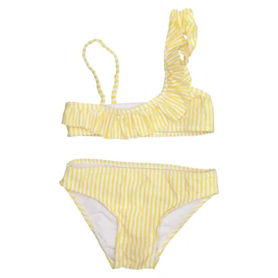 Bikini (Geel, Wit) van Hema Elastaan, Polyamide, Polyester