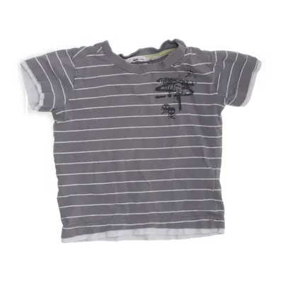 T-shirt (Gray, White) from Kids by Lindex Wool