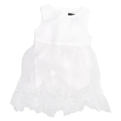Blomsterpigekjole (Hvid) fra Jocko Bomuld, Nylon