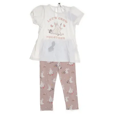 Set (Vit, Rosa, Flerfärgad) från H&M Baby Bomull, Elastan