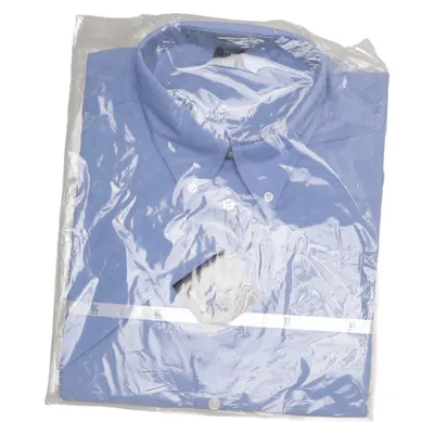 Kurzarmhemd (Blau) von Mens Wear Baumwolle, Polyester