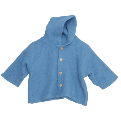 Strickjacke (Blau) von Nøstebarn Wolle