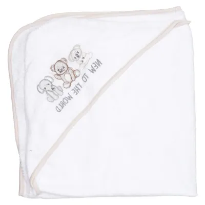 Cape de bain (Blanc, Beige)