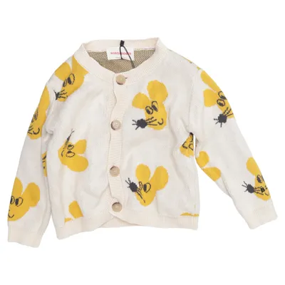 Cardigan (Beige, Yellow) from Bobo Choses Cotton