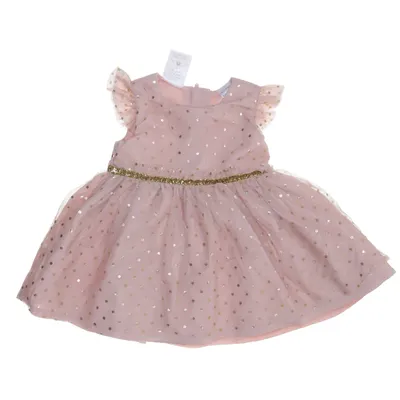 Dress (Pink, Gold) from Carter's Polyamide, Polyester