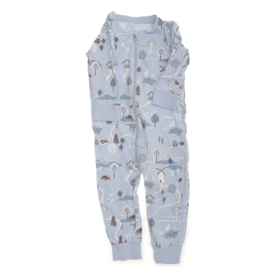 Sparkdräkt (Blå, Flerfärgad) från Lindex Baby Bomull