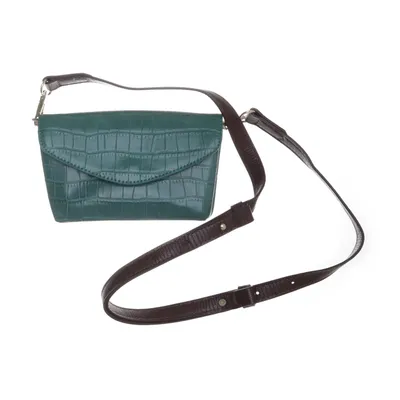 Axelremsväska (Grön, Brun) från Demellier