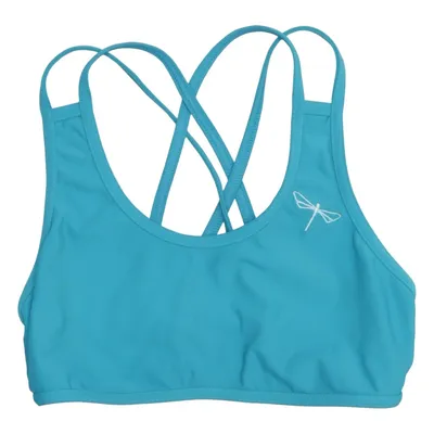 Sports bra (Turquoise) from Dragonfly Elastane, Polyamide