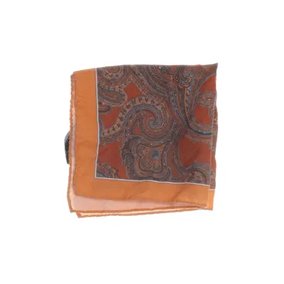 Näsduk (Orange, Flerfärgad) från Oscar Jacobson Kashmir, Silke, Ull