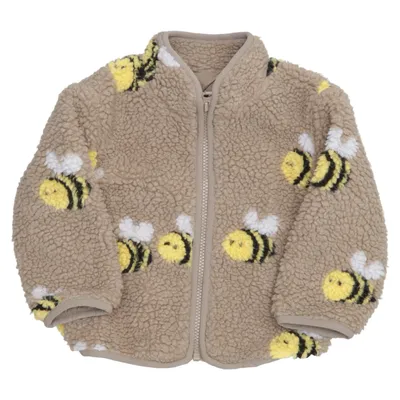 Fleecejakke (Brun, Gul, Flerfarvet) fra Rikiki Polyamid, Polyester