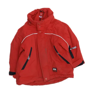 Outdoor jas (Rood, Meerkleurig) van Fix Polyamide
