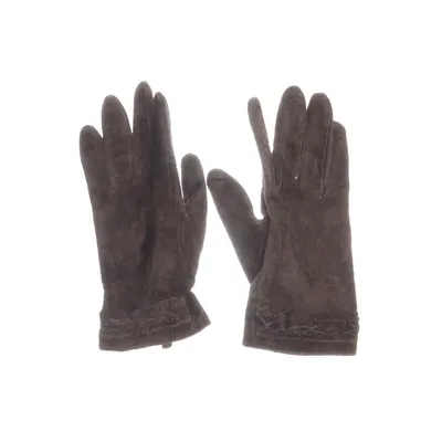 Leren wanten (Bruin) Leer, Polyester