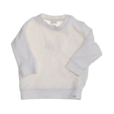 Sweatshirt (White) from Lindex Baby Cotton, Elastane, Polyester