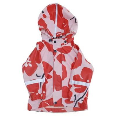 Regnjakke (Pink, Rød) fra Reima Polyester, Polyurethan