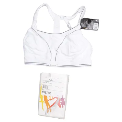 Sport-BH (Weiß) von Shock Absorber Elasthan, Polyamid, Polyester