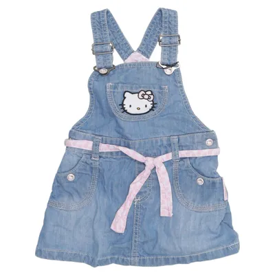 Denimspencer (Blå, Pink, Hvid) fra H&M x Hello Kitty Bomuld