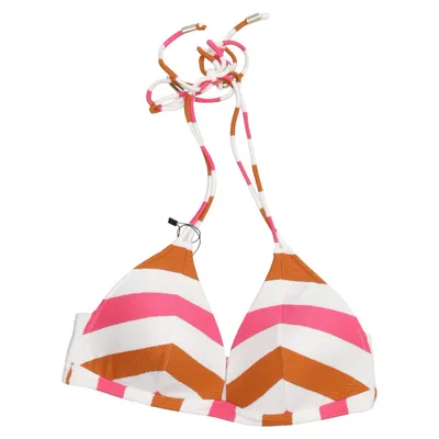 Bikini top (Wit, Bruin, Roze) van Marie Jo Elastaan, Polyamide, Polyester