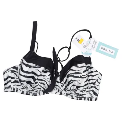 Bikini top (Black, White) from Hop Lun Elastane, Polyamide, Polyester
