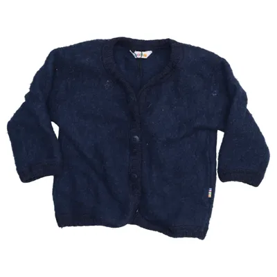 Cardigan (Blue) from Joha Merino wool