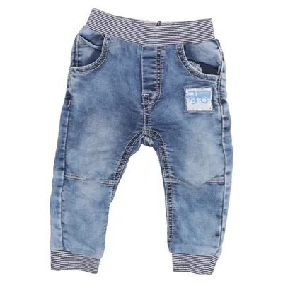 Spijkerbroek (Blauw) van Salt and Pepper Katoen, Elastaan, Polyester