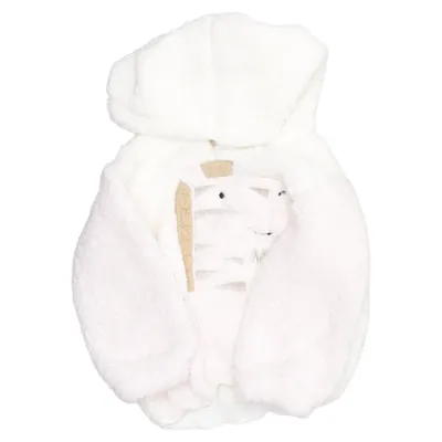 Sweat à capuche (Blanc, Rose) de Lucy Coton, Élasthane