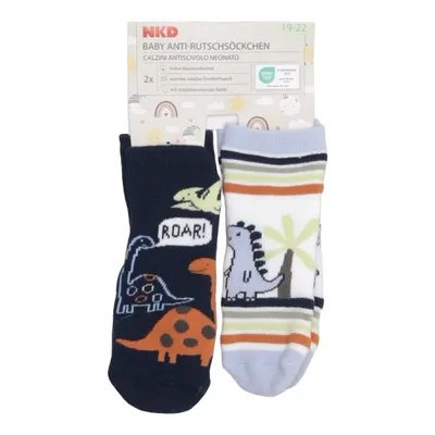 Chaussettes (Bleu, Multicolore) de NKD Coton, Élasthane, Polyamide