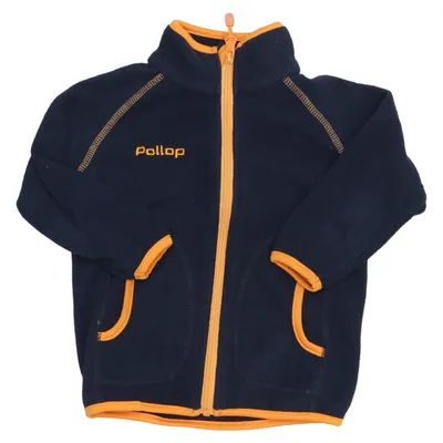 Fleece jas (Blauw, Oranje) van Pollop Polyester