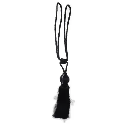 Curtain tieback  (Black, Silver)
