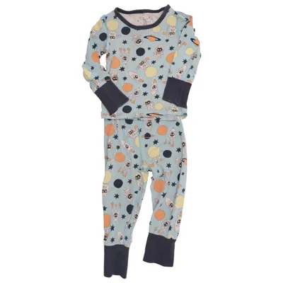 Pajamas (Blue, Multicolored) from Polarn O. Pyret Cotton, Elastane