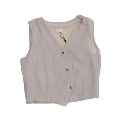 Jakkesætsvest (Beige) fra H&M Bomuld, Linned