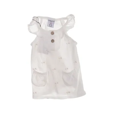 Klänning (Vit, Flerfärgad) från Polarn O. Pyret Bomull