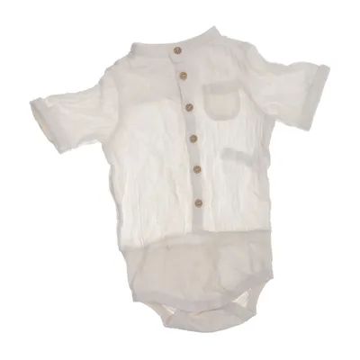 Body (White, Beige) from C-Mini Elastane, Organic cotton