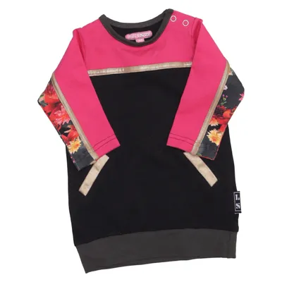 Romper (Roze, Zwart, Meerkleurig) van Mini Mini Katoen, Elastaan