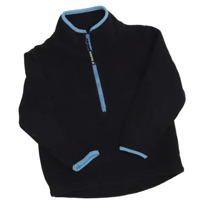 Fleece sweater (Black, Blue) from Snowtex Polyester