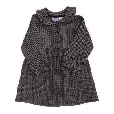 Dress (Gray, Beige, Brown) from Zara Elastane, Polyester, Viscose