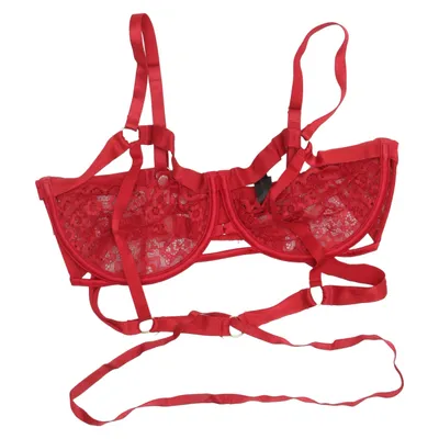 Bra (Red) from Private Collection Elastane, Polyamide