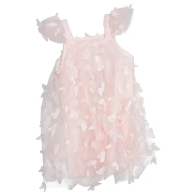 Jurk (Roze) van Petit & Petit Katoen, Polyester