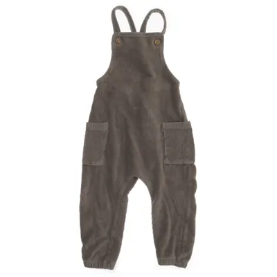 Hängselbyxor (Grå) från Lindex Baby Bomull, Elastan, Polyester