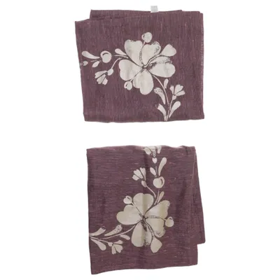 Kuddfodral (Lila, Beige) från Himla Linne