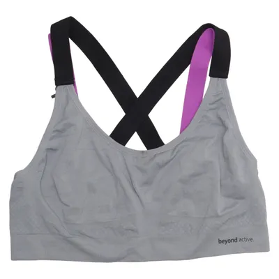 Brassière (Gris, Noir, Violet) de Beyond Active Élasthane, Polyamide