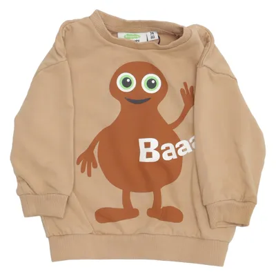 Collegetröja (Beige) från Babblarna x KappAhl Bomull, Elastan
