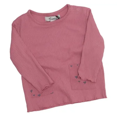 Long sleeve T-shirt (Pink) from Sweetie Cotton, Elastane, Polyester