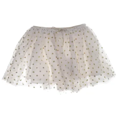Tulle skirt (White, Gold) from H&M Polyester