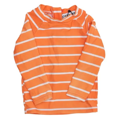 T-shirt de natation (Orange, Blanc) de Nordbjørn Élasthane, Polyamide, Polyester
