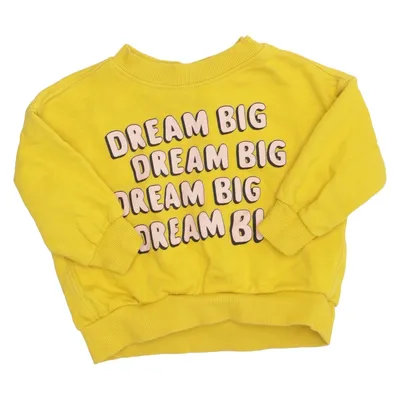 Collegetröja (Gul, Rosa) från Mini Gina Tricot Bomull